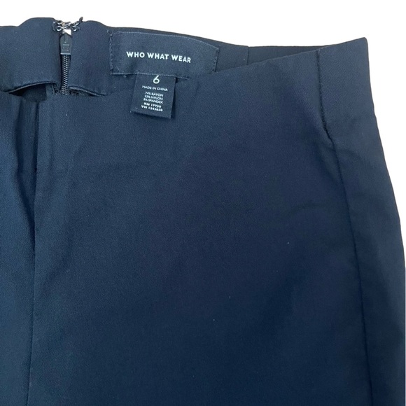 Who What Wear Black Stretch Ankle Pants - Office, Classic, Workwear - Size 6 - Picture 4 of 10